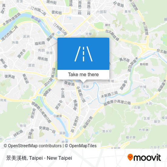 景美溪橋 map