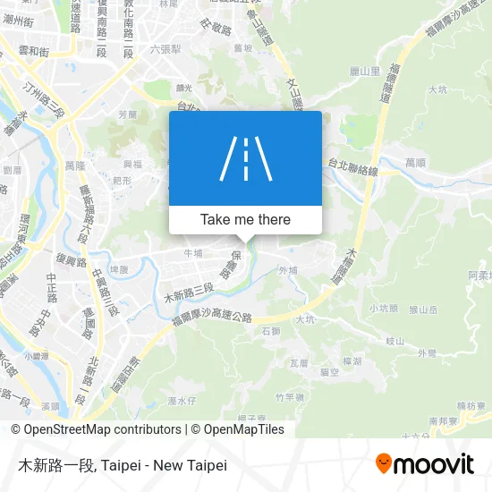 木新路一段地圖