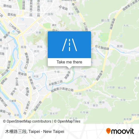 木柵路三段地圖