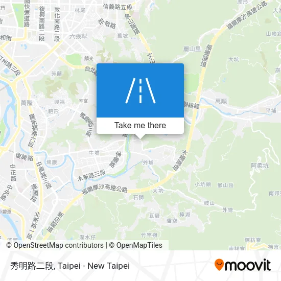 秀明路二段地圖