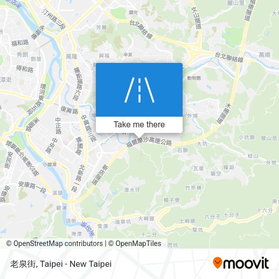 老泉街地圖