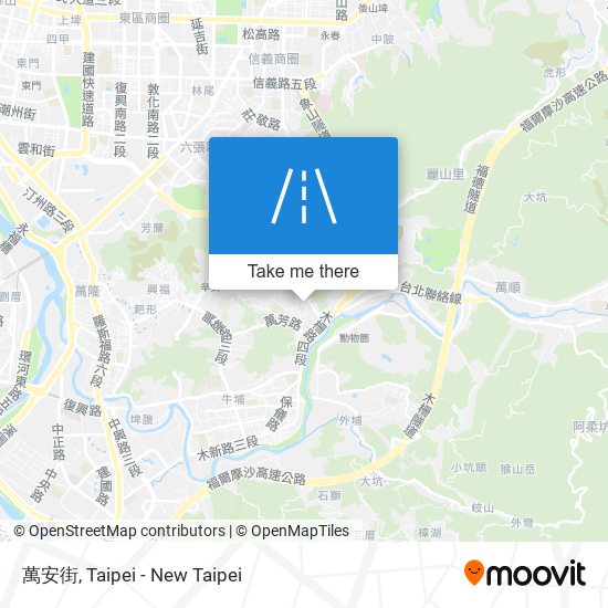 萬安街 map