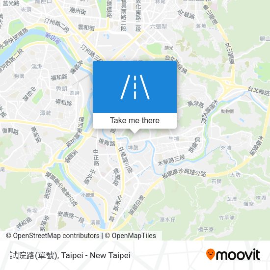 試院路(單號)地圖