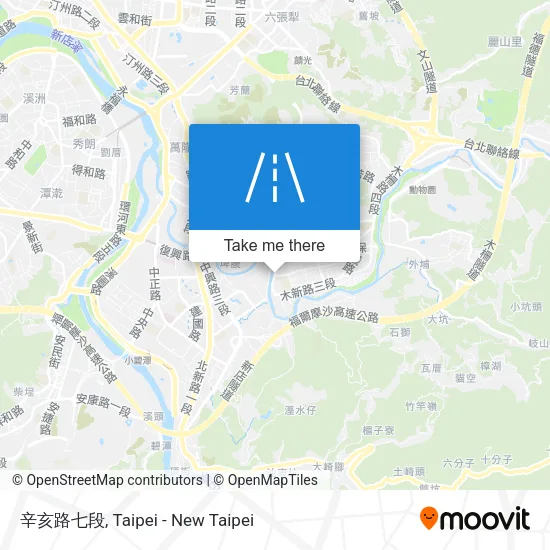 辛亥路七段 map