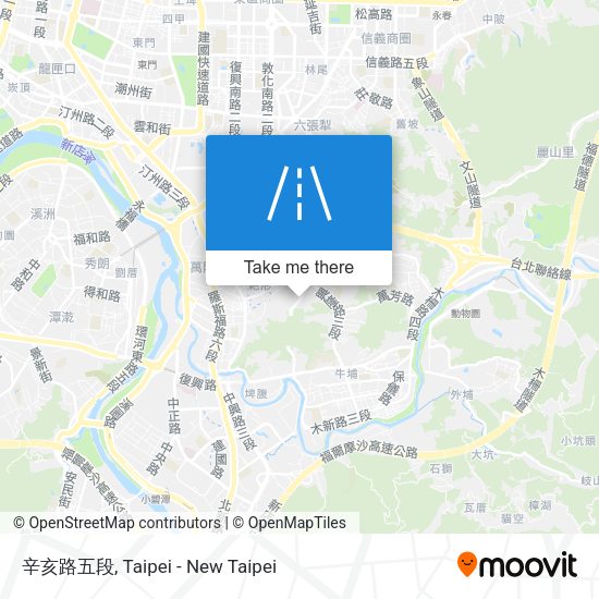 辛亥路五段 map