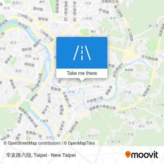 辛亥路六段 map