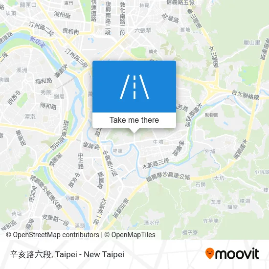 辛亥路六段 map