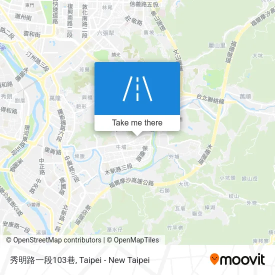 秀明路一段103巷地圖