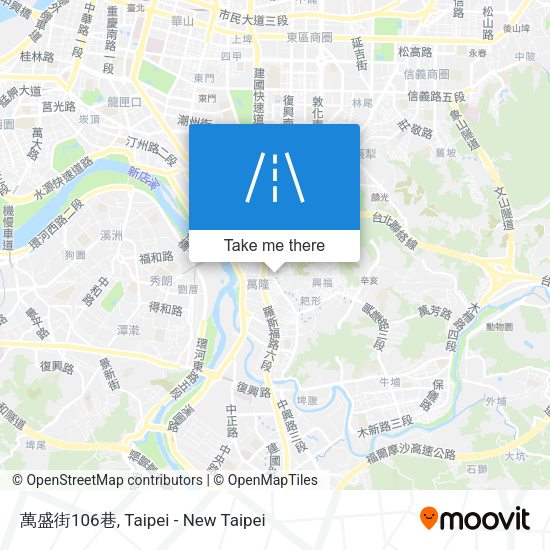 萬盛街106巷 map