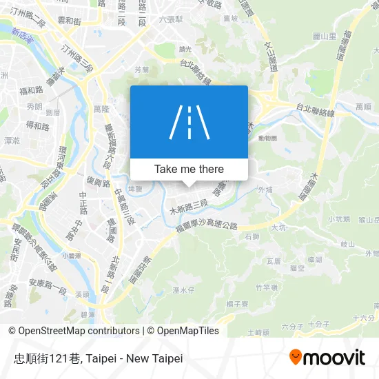 忠順街121巷地圖