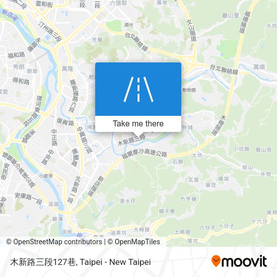 木新路三段127巷地圖