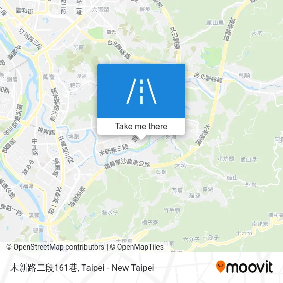 木新路二段161巷地圖