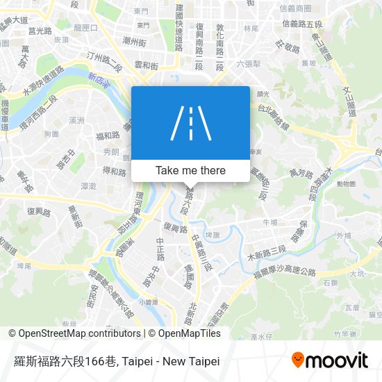 羅斯福路六段166巷地圖