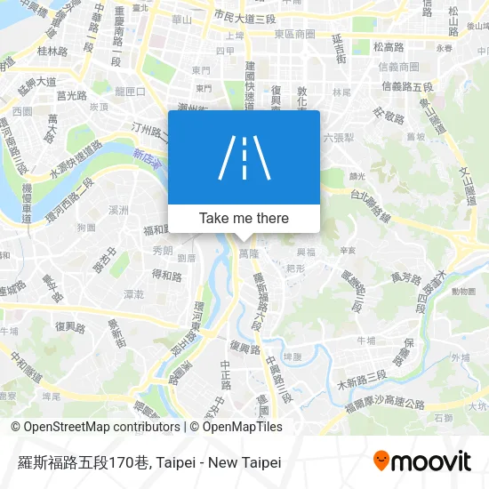羅斯福路五段170巷地圖