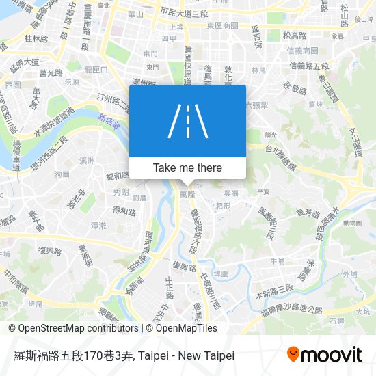 羅斯福路五段170巷3弄地圖
