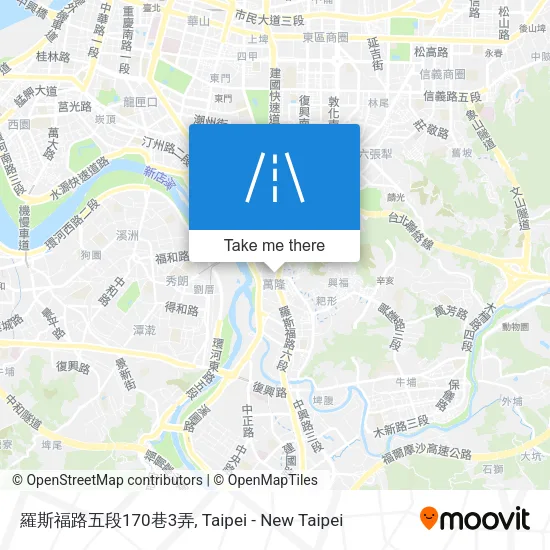 羅斯福路五段170巷3弄地圖