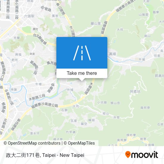政大二街171巷地圖