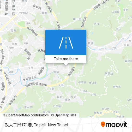 政大二街171巷地圖