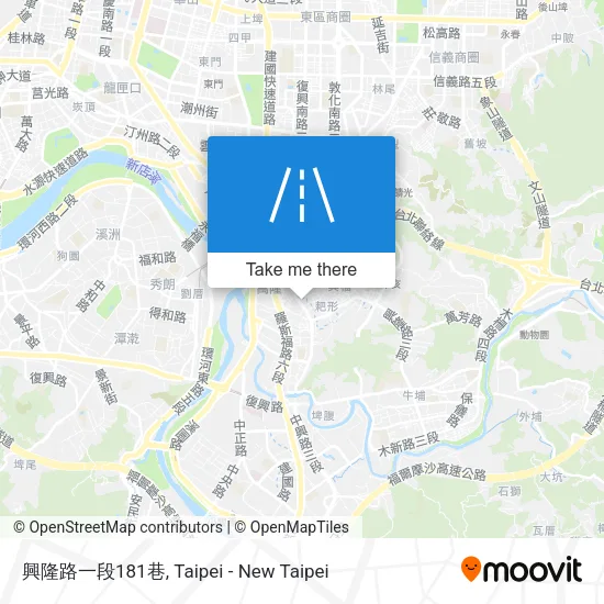 興隆路一段181巷地圖