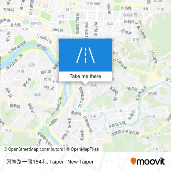 興隆路一段184巷地圖