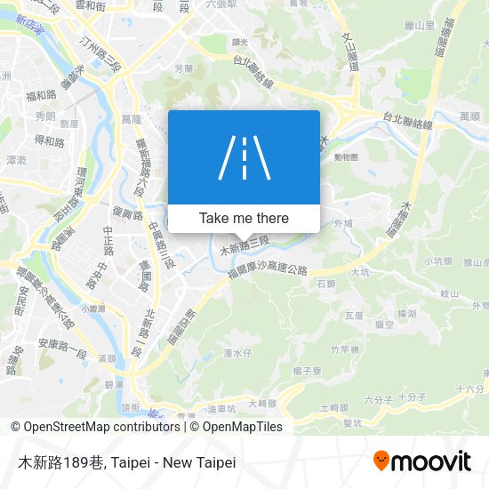 木新路189巷地圖