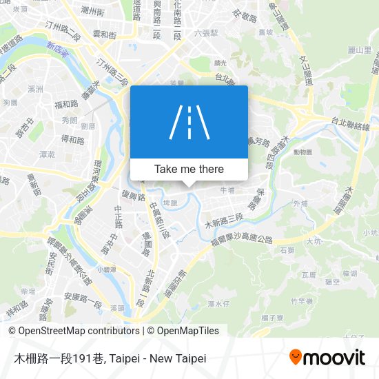 木柵路一段191巷 map