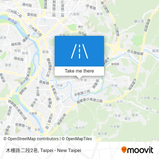 木柵路二段2巷地圖