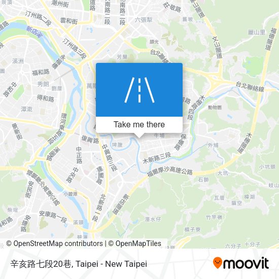辛亥路七段20巷 map