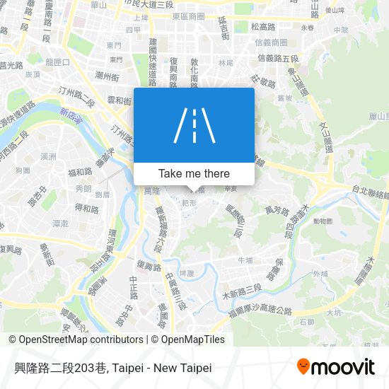 興隆路二段203巷地圖