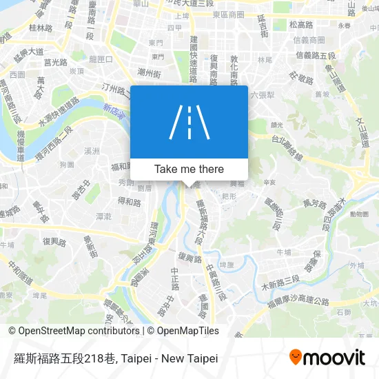 羅斯福路五段218巷地圖