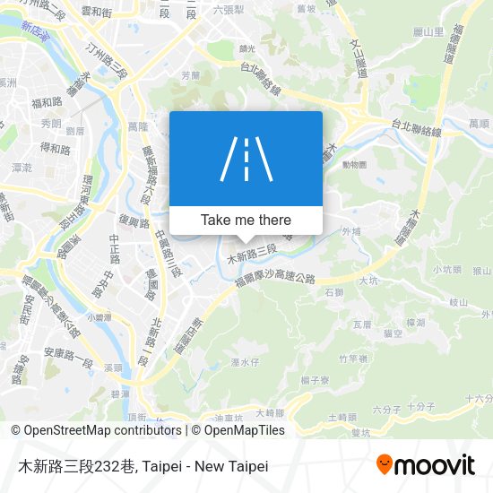 木新路三段232巷地圖