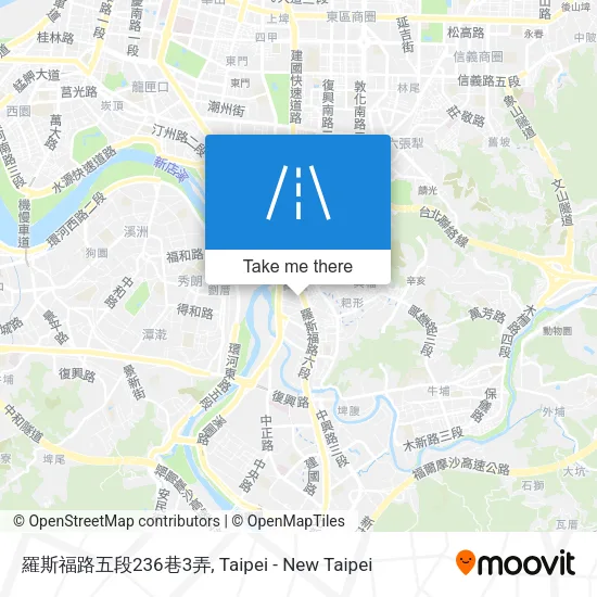 羅斯福路五段236巷3弄地圖