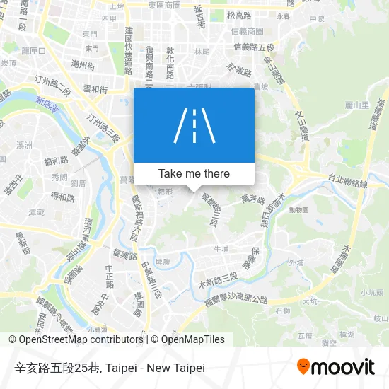 辛亥路五段25巷 map