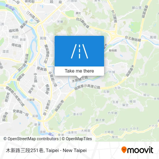木新路三段251巷地圖