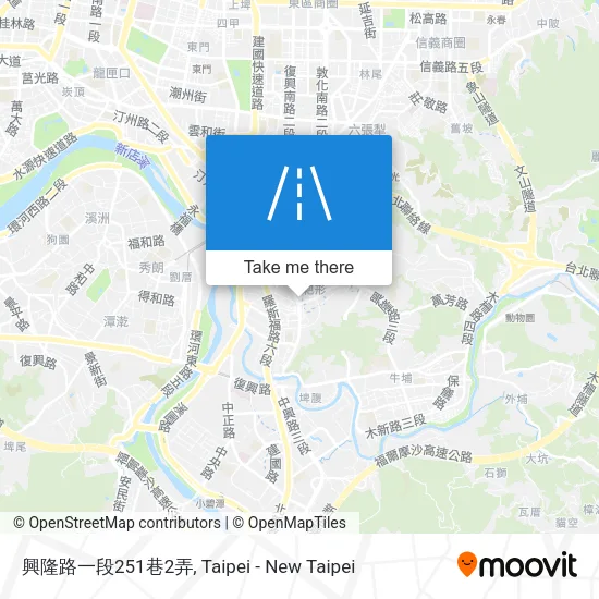 興隆路一段251巷2弄地圖