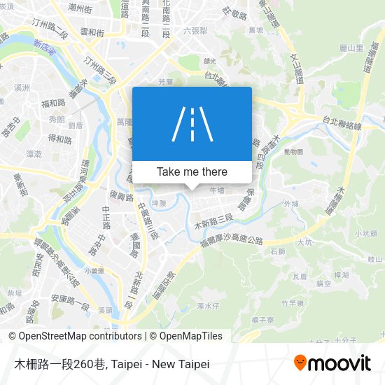 木柵路一段260巷 map
