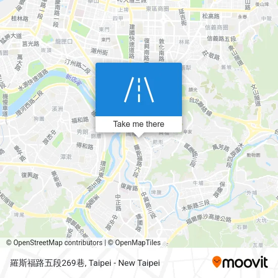 羅斯福路五段269巷地圖