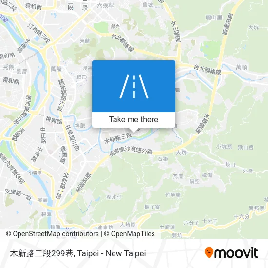 木新路二段299巷地圖