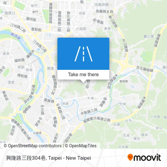 興隆路三段304巷地圖