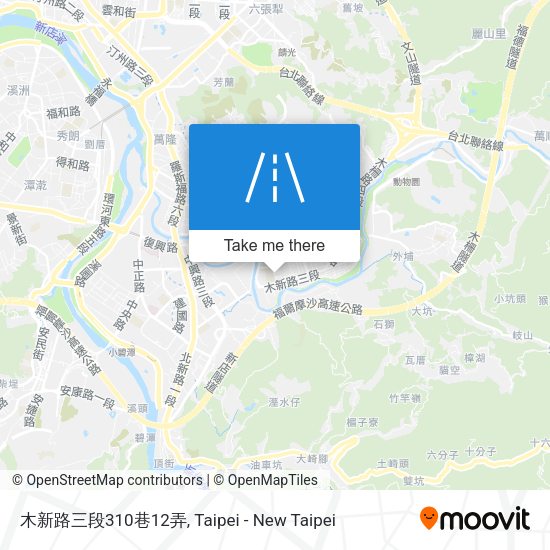 木新路三段310巷12弄地圖