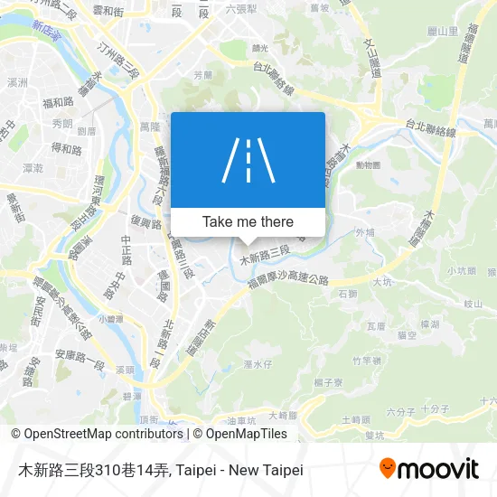 木新路三段310巷14弄地圖