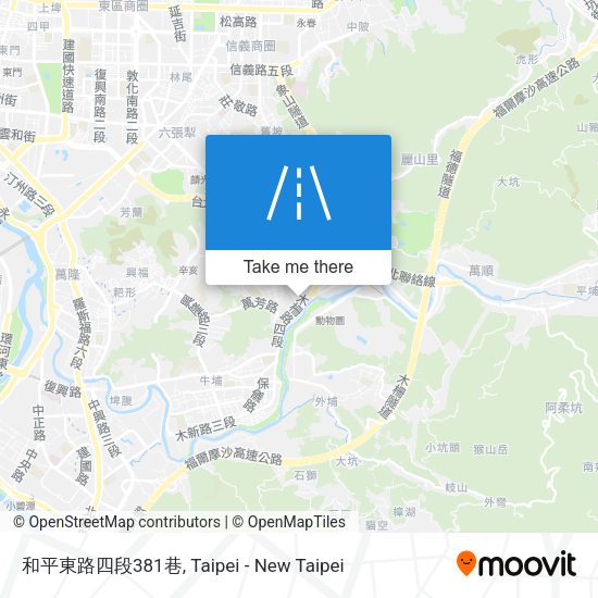 和平東路四段381巷地圖