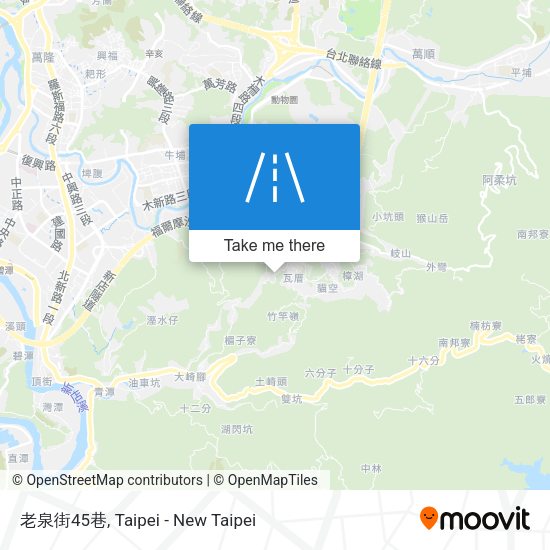 老泉街45巷地圖