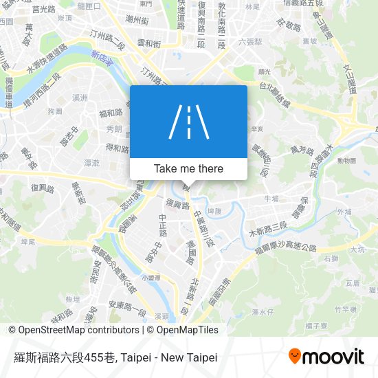 羅斯福路六段455巷地圖