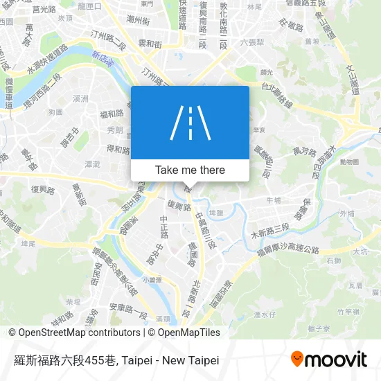 羅斯福路六段455巷地圖
