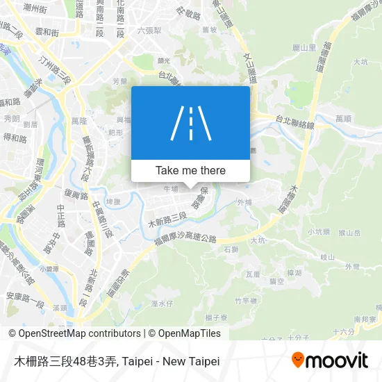 木柵路三段48巷3弄地圖