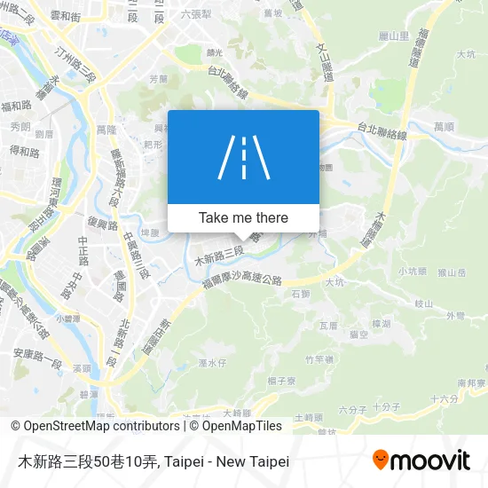 木新路三段50巷10弄地圖