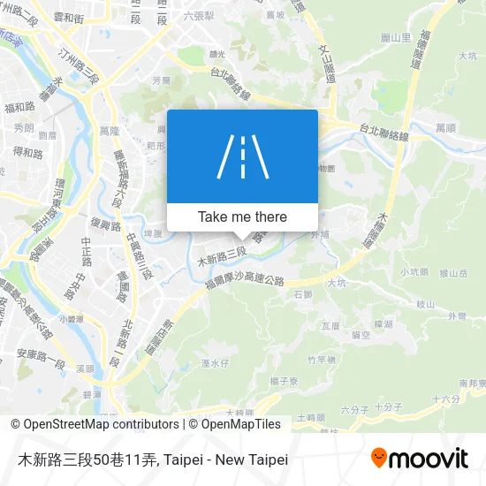 木新路三段50巷11弄地圖