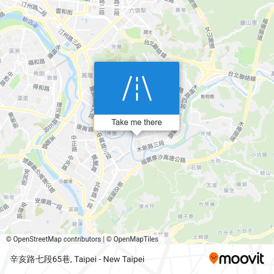 辛亥路七段65巷 map