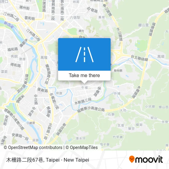 木柵路二段67巷地圖